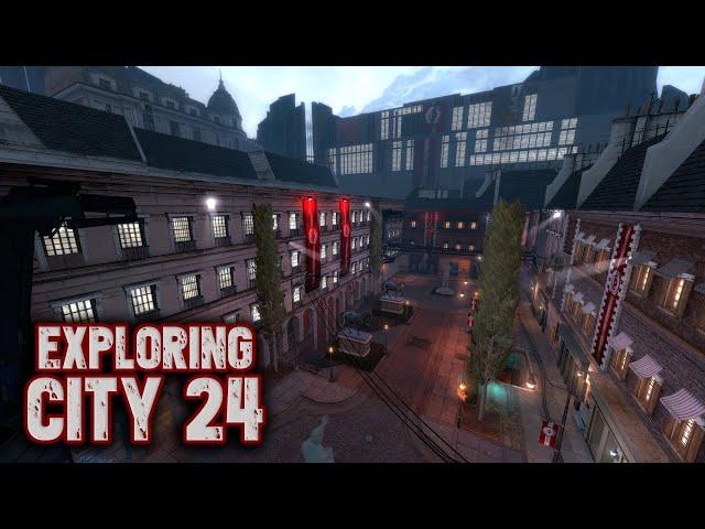 GMOD VR: Exploring rp_City_24 (Huge Alien Underground)