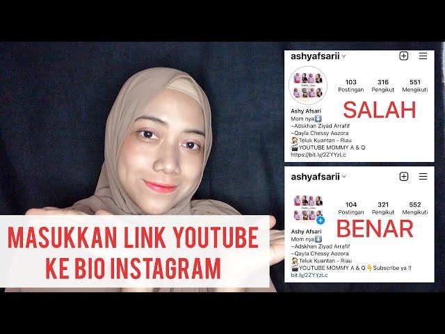 CARA MASUKKAN LINK YOUTUBE KE BIO INSTAGRAM DENGAN BENAR !!