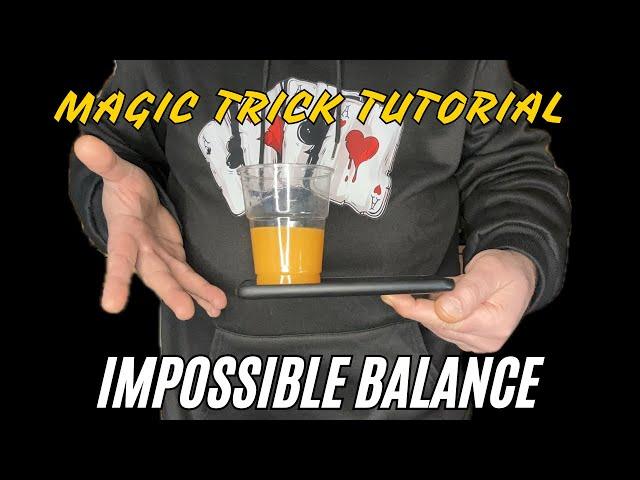 IMPOSSIBLE BALANCE | Magic Trick Tutorial | GIMMICK STEP BY STEP