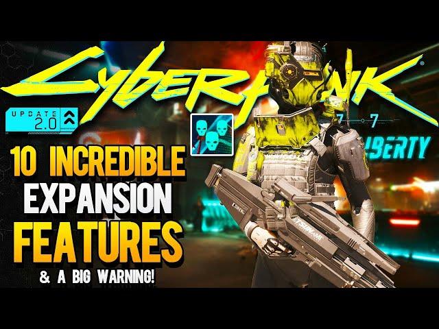 10 Incredible NEW Expansion FEATURES, SECRETS & a Big Warning! Cyberpunk 2077 Phantom Liberty