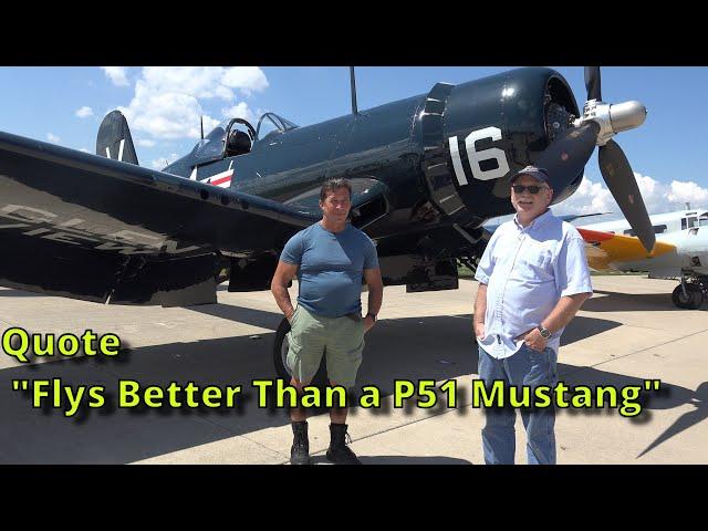 3. "Fast and Furious: F4U Corsair Outperforms P-51 Mustang in Airshow"