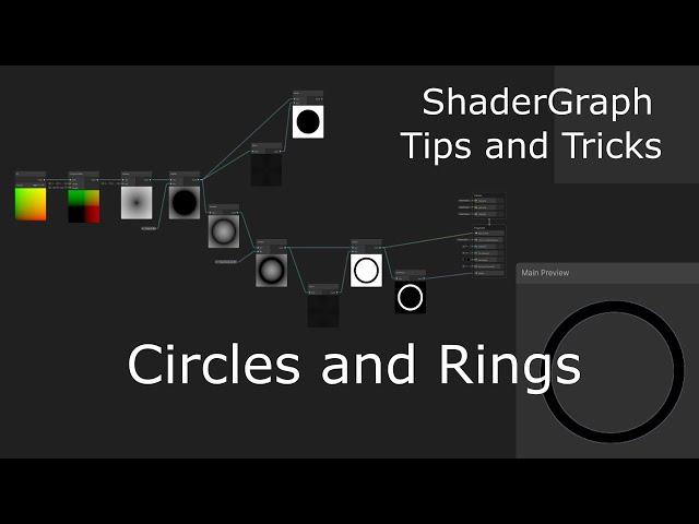 Unity 3D ShaderGraph Tips and Tricks - Circles and Rings #1