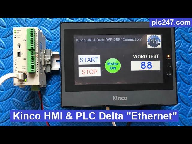 Kinco HMI & Delta PLC "Ethernet Communication" Tutorial