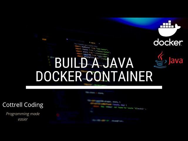 Build Java Docker Container