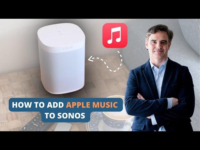 How to add Apple Music to the Sonos app. January 2024.