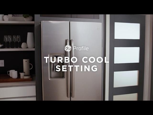 GE Profile Built-In Side by Side Refrigerator - Turbo Cool Setting