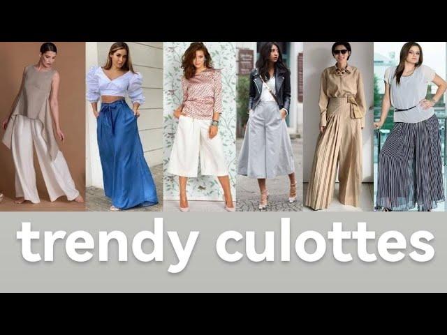 Trend 2024 culotte skirt! Юбка-брюки тренд 2024! #fashion2024 #moda2024 #culottes