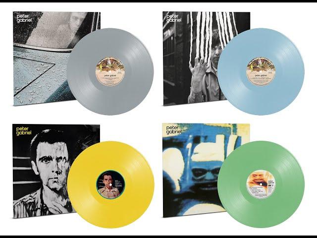 The first 4 Peter Gabriel albums vinyl reissues are here!