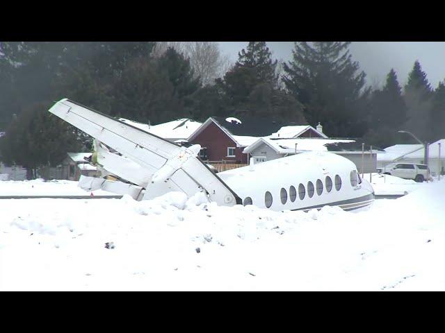 TBT News Clips: No injuries in plane crash at Thunder Bay Airport- Jan 31, 2022