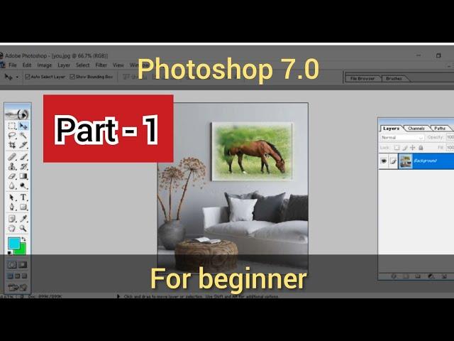 Photoshop 7.0 .Part-1 for beginner || hindi ||#nearguide