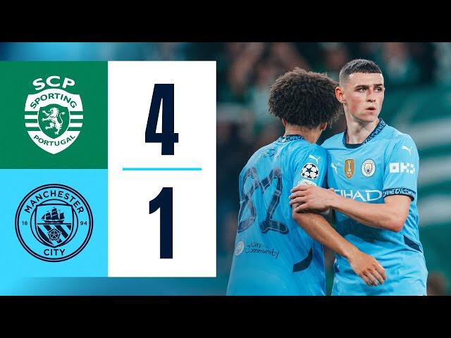 HIGHLIGHTS Sporting CP 4-1 Man City | Foden, Gyorkeres hat-trick & Araujo goals