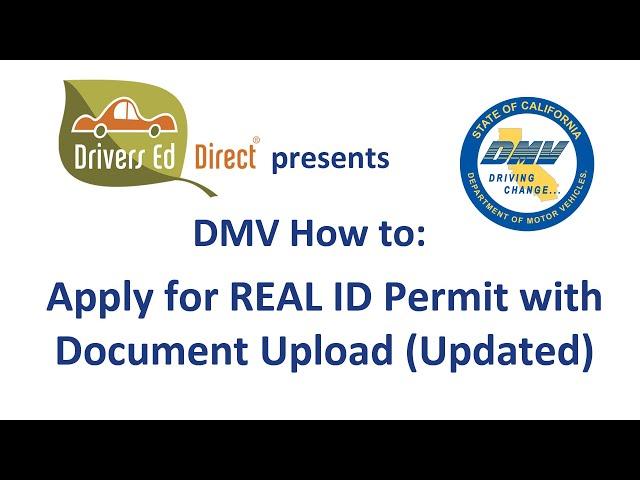 Read Update in Description! How to Apply for Learner Permit/REAL ID Application/Document Upload