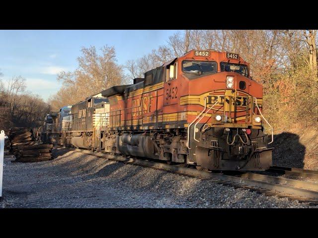 6 Locomotives Strain To Pull Big Train Up Hill!   Train Pushed Up Hill With Manned Locomotives