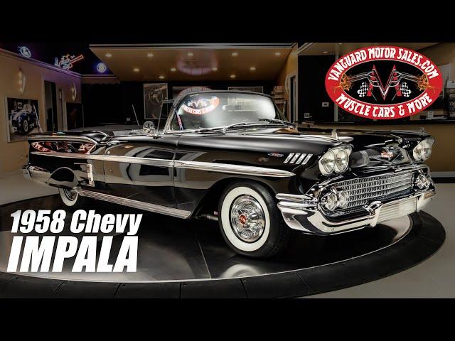 1958 Chevrolet Impala Convertible For Sale Vanguard Motor Sales #7604