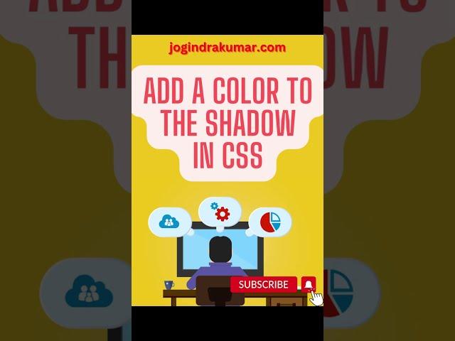 Add a color to the shadow #html #css #add #color #shadow #shorts @codewithjk