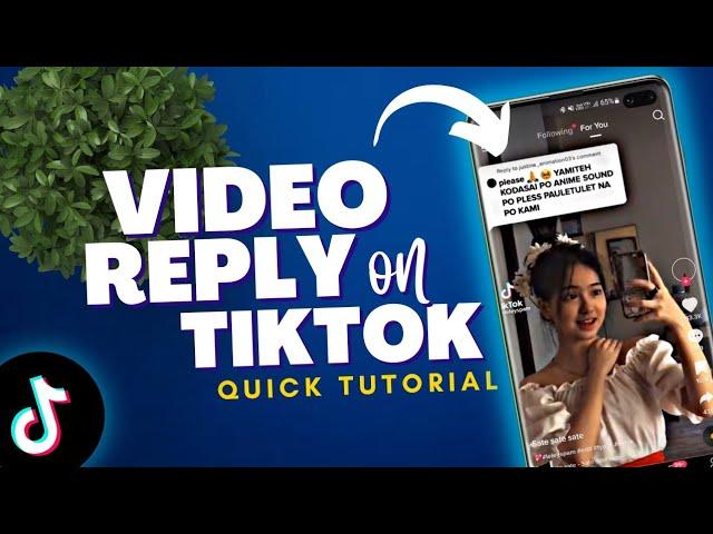 How to reply a comment with a video on TikTok 2022