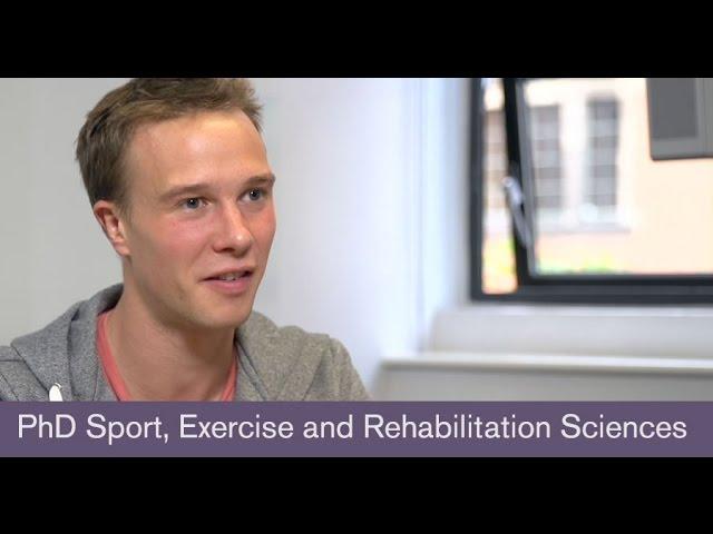 PhD in Sport, Exercise and Rehabilitation Sciences - Benoit Smeuninx