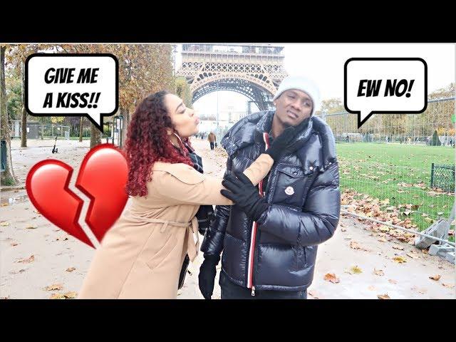 I DON'T WANT TO KISS YOU PRANK ON GIRLFRIEND!! *cute reaction*