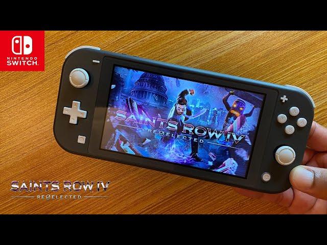 Saints Row 4 Nintendo Switch Lite Gameplay