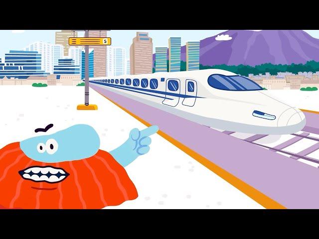 Бодо Бородо - Бодо путешествия - Поезд (58 серия) | Развивающий мультфильм детям