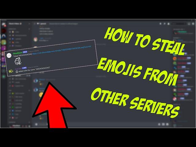 How To Steal Emojis From Other Servers?!?!?!?!?!?!?!