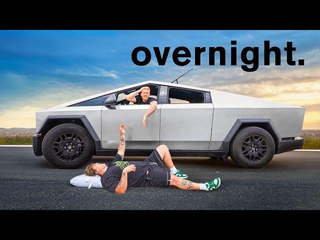 Overnight Survival, But Wherever Tesla Cybertruck Dies!