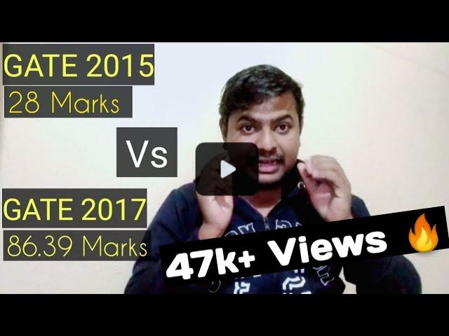 Journey of 28 to 86 Marks || GATE Journey|| Failed Twice