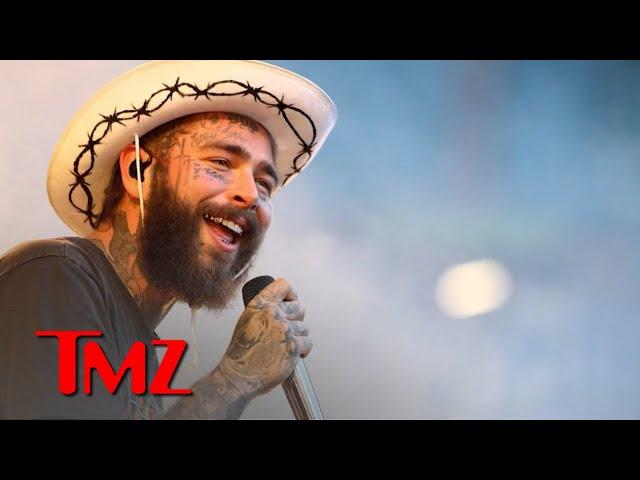 Post Malone Custom Designs Raising Cane's Restaurant in Utah | TMZ TV