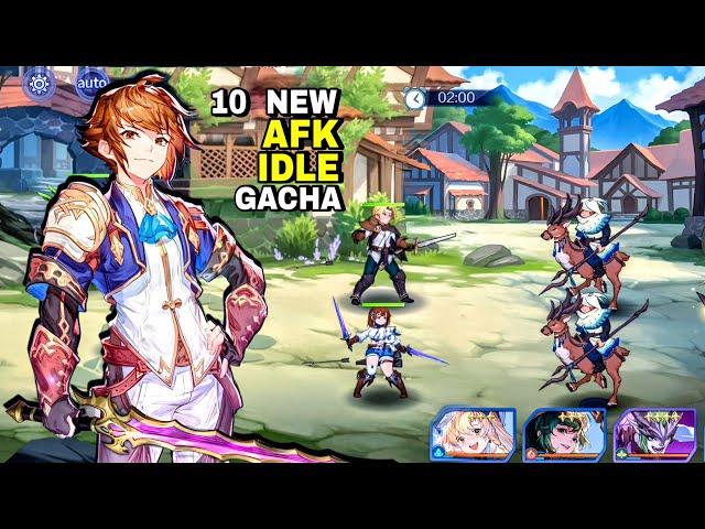 Top 10 New IDLE AFK game RPG for mobile | Best New Gacha Android & iOS