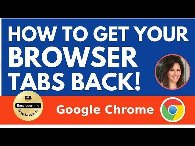 HOW TO GET YOUR TABS BACK AFTER BROWSER RESTART