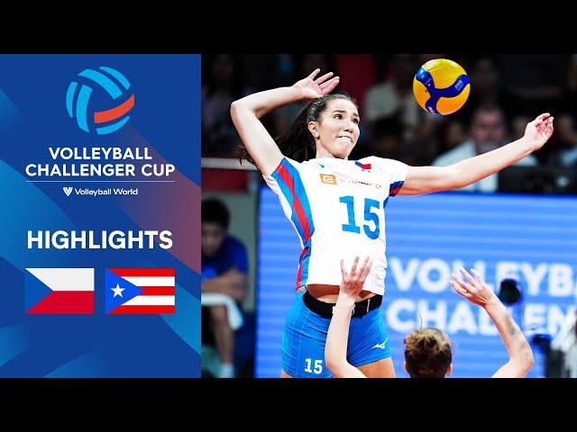  CZE vs.  PRI - Gold Medal | Volleyball Challenger Cup Women | Highlights