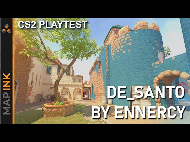 Santo by Ennercy | (Mapcore contest) CS2 MapINK Playtest