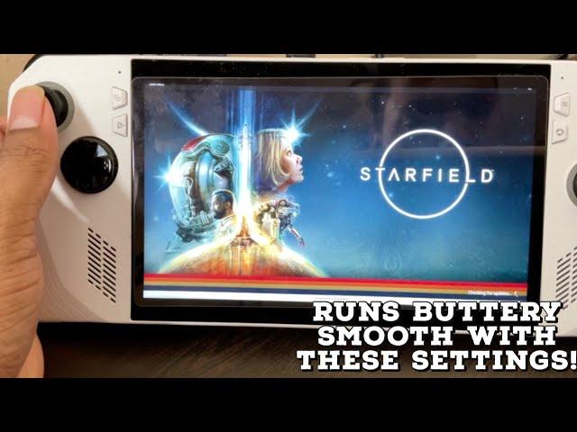 STARFIELD on Asus ROG Ally! Gameplay and Best Graphics Settings!