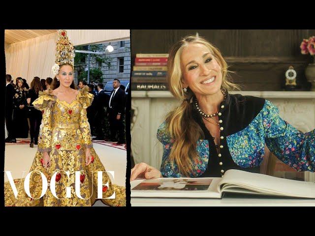 Sarah Jessica Parker Breaks Down 10 Met Gala Looks From 1995 to Now | Life in Looks | Vogue