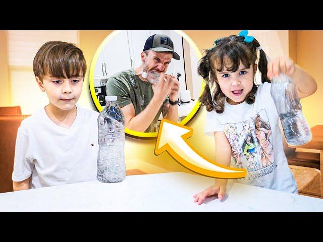 JOGO DA GARRAFA EM FAMÍLIA BOTTLE FLIP GAME - Família Brancoala