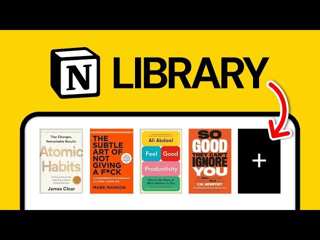 2024 Notion Book Library (Full Tutorial & Free Template)