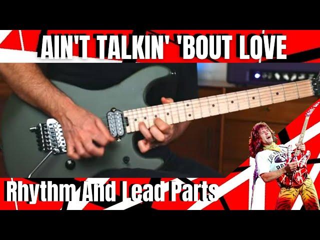 How To Play Van Halen  Ain't Talkin' 'Bout Love on Guitar | Rhythm And Lead Guitar Parts