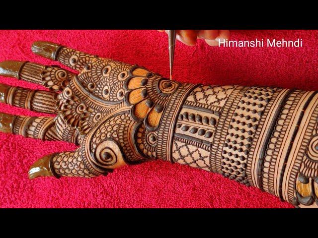 new easy full hand bridal mehndi designs | mehandi ka design | mehndi design simple mehndi | mehandi