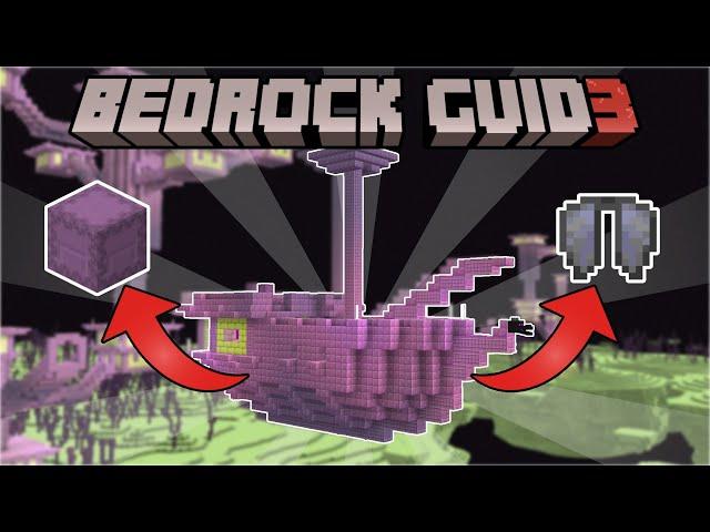 How To Get SHULKERS + ELYTRA In Minecraft | Bedrock Guide S3 EP22