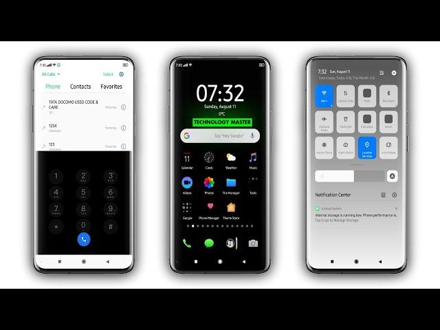 Oppo Theme Dark Pixel For All Color Os Phones Oppo & Realme