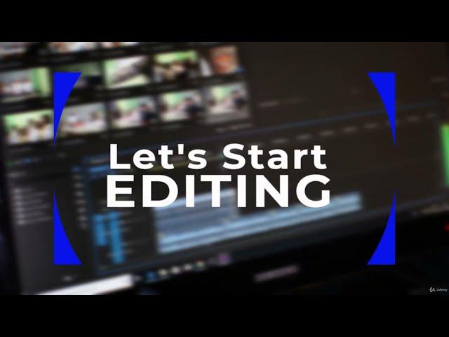 Premiere Pro Tutorial for Beginners 2024 : Let's Start Editing