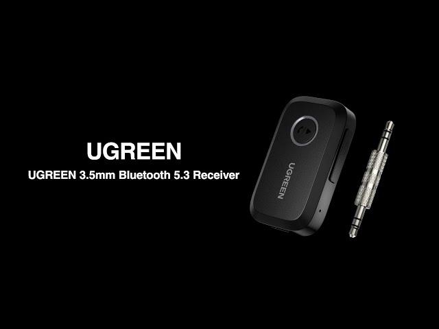 UGREEN Bluetooth 5.3 Car Adapter | Aux to Bluetooth Receiver