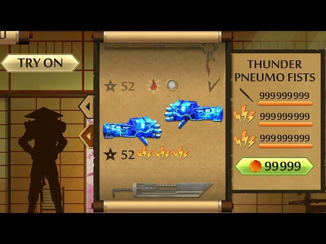 Shadow Fight 2 The Most Powerful Thunder Pneumo Fists