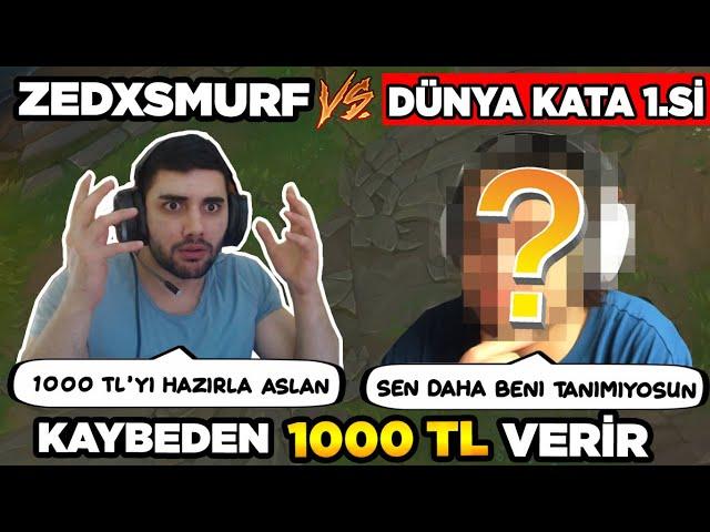 EFSANE KILL YARIŞI! ZEDXSMURF VS DÜNYA KATA 1.Sİ! EN ÇOK KILL'İ ALAN KAZANIR!  League of Legends