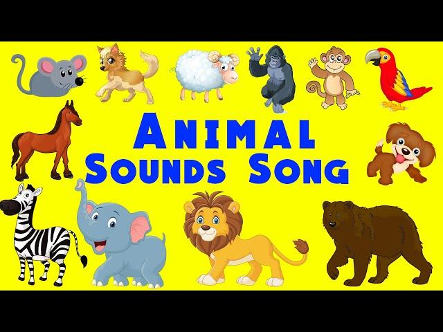 Animal Sounds Song | Nursery Rhymes | LittleKidsTV