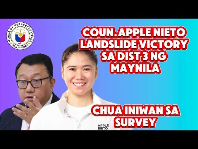 Coun.Apple Nieto Mahirap ng talunin sa Dist 3 MANILA...