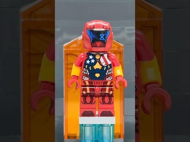 LEGO Iron Man without any Iron Man pieces! #lego #legomarvel #legominifigures #ironman