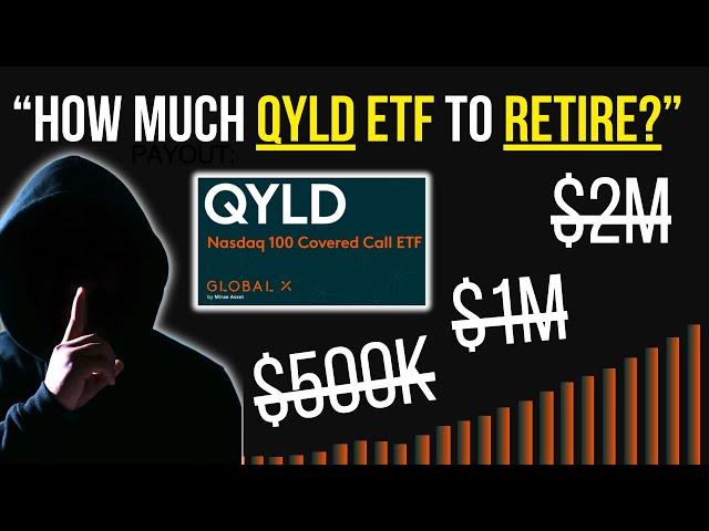 How Much QYLD ETF Do You Need To RETIRE Off Dividends!