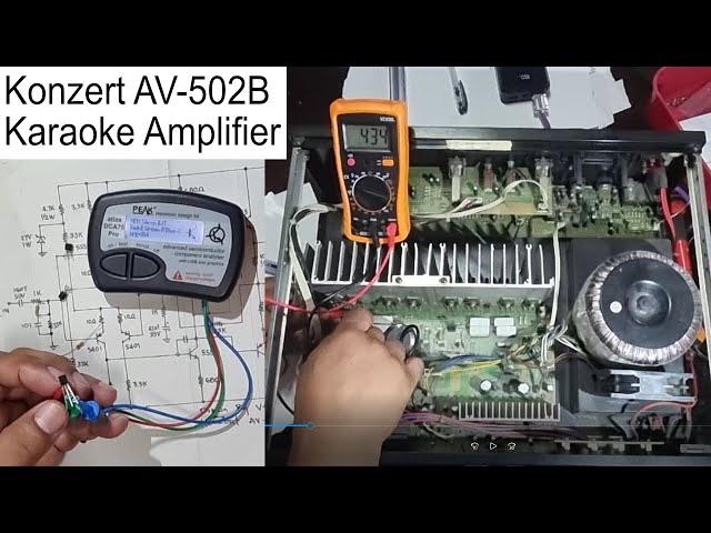 ECE 11 - Repairing Konzert AV-502B Amplifier in Davao Philippines