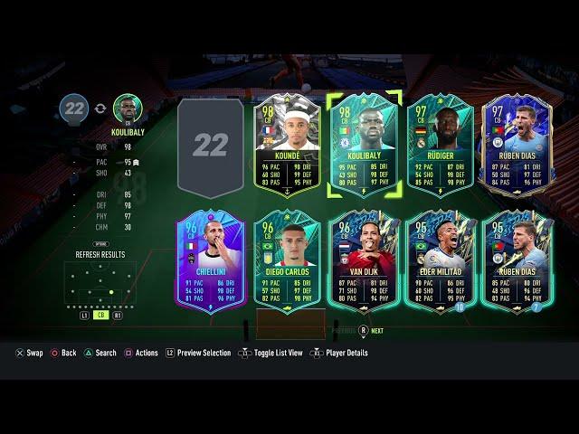 FIFA 22 End game team *198*